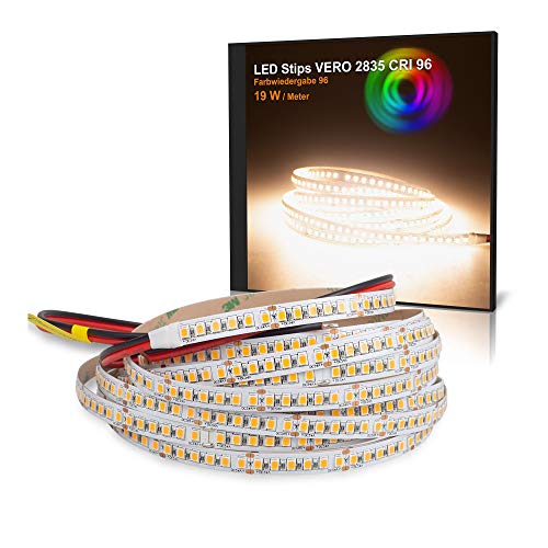 Mextronic LED-Streifen/LED-Strip warmweiß dimmbar (3000K) CRI 96, 96W, 5 Meter, IP20 von Mextronic