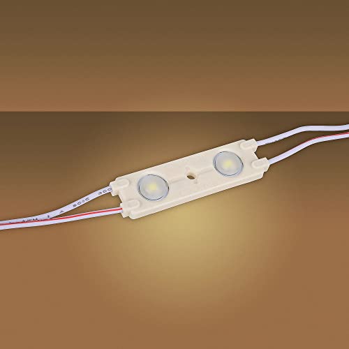 Mextronic LED-Module: 20 x 2er LED Power Module HL02, 0.72W, 3000K, 12V, IP65 [Energieklasse F] von Mextronic