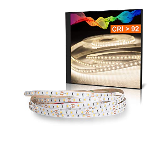 Mextronic LED Streifen LED Band LED Strip 2835 Neutralweiß (4000k) CRI 92 36W 5 Meter 12V IP20 von Mextronic