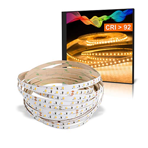 Mextronic LED Streifen LED Band LED Strip 2835 Warmweiß (2700K) CRI 92 36W 5 Meter 24V IP20 von Mextronic