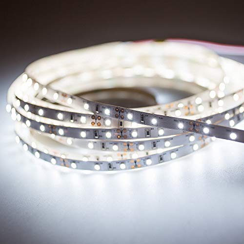 Mextronic 24V/24W IP20 LED Streifen/LED Strip: 6000K - 5m dimmbar 3528 (kaltweiss) von Mextronic