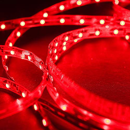 Mextronic LED Streifen LED Band LED Strip 3528 Rot 625-630nm 24W 500CM 24V IP20 von Mextronic