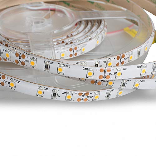 Mextronic LED Streifen LED Band LED Strip 3528 Warmweiß (2700K) 48W 500CM 12V IP44 von Mextronic