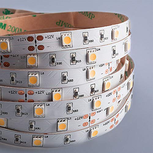 Mextronic LED Streifen LED Band LED Strip 5050 Warmweiß (2700K) 36W 500CM 12V IP20 von Mextronic