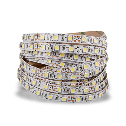 Mextronic LED Streifen LED Band LED Strip 5050 Warmweiß (2700K) 72W 500CM 12V IP20 von Mextronic