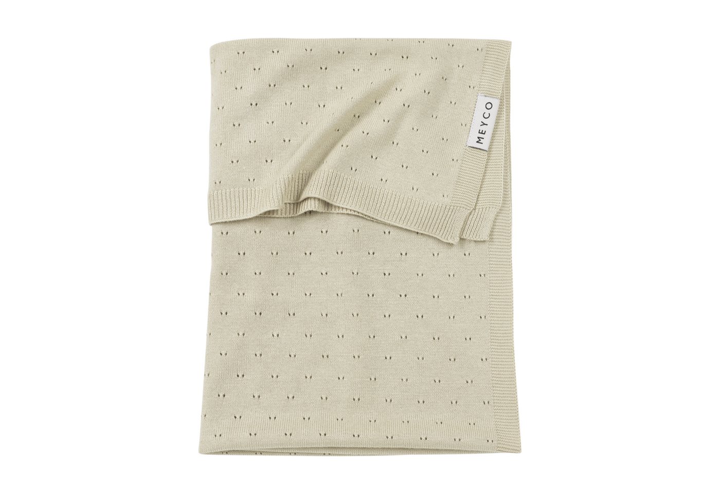 Babydecke Ajour Soft sand, Meyco Baby, 100x150cm von Meyco Baby