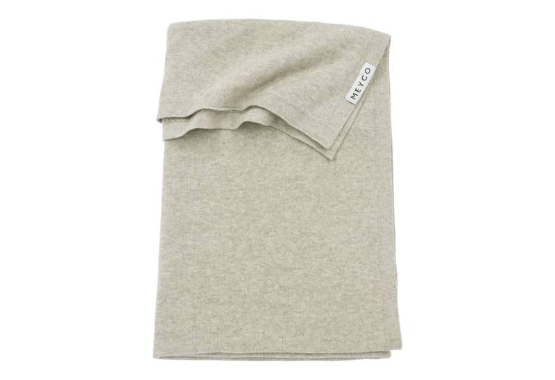 Babydecke Sand Melange, Meyco Baby, 75x100cm von Meyco Baby