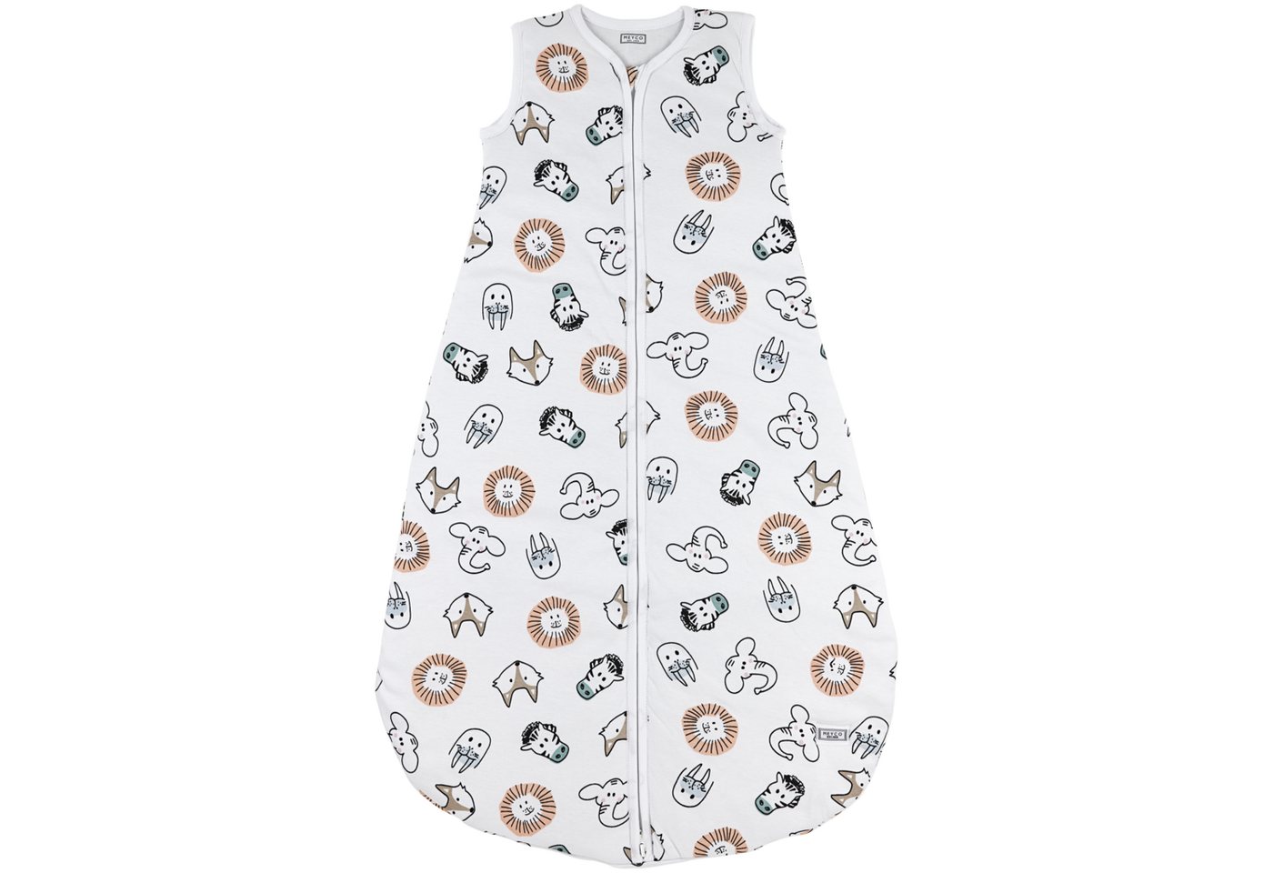 Meyco Baby Babyschlafsack Animal Multicolour (1 tlg), 62cm von Meyco Baby
