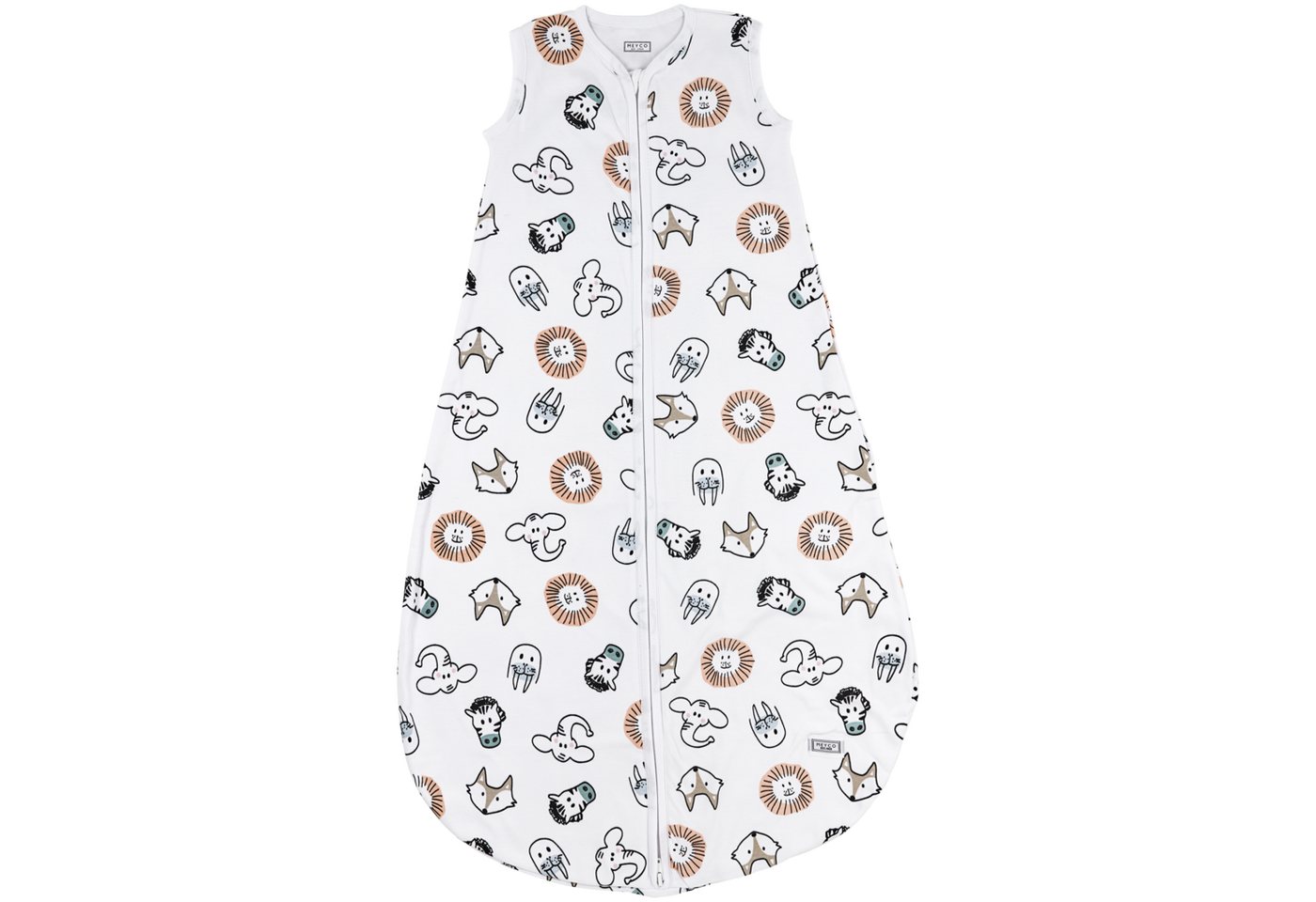 Meyco Baby Babyschlafsack Animal Multicolour (1 tlg), 74cm von Meyco Baby