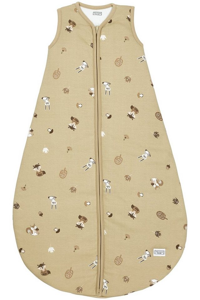 Meyco Baby Babyschlafsack Forest Animals Sand (1 tlg), 98cm von Meyco Baby
