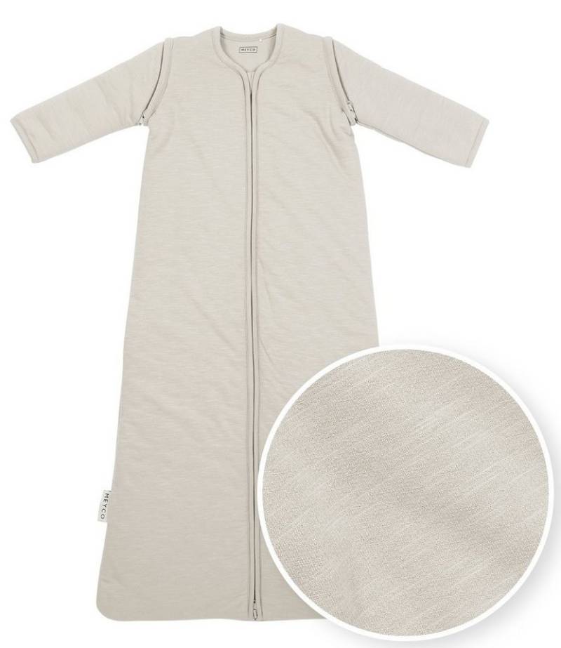 Meyco Baby Babyschlafsack Slub Greige (1 tlg), 70cm von Meyco Baby