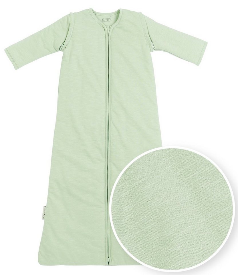 Meyco Baby Babyschlafsack Slub Soft Green (1 tlg), 90cm von Meyco Baby
