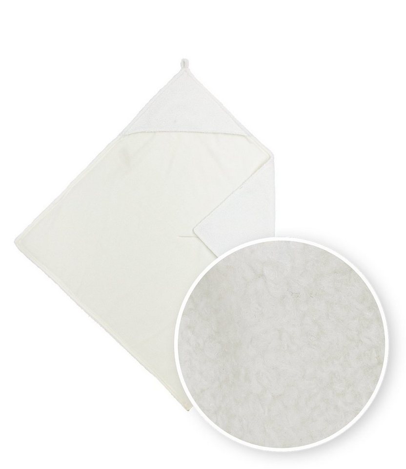 Meyco Baby Kapuzenhandtuch Bouclé Offwhite, Jersey (1-St), 80x80cm von Meyco Baby