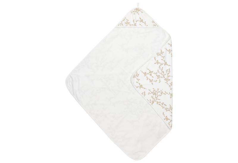 Meyco Baby Kapuzenhandtuch Branches Sand, Jersey (1-St), 90x90cm von Meyco Baby