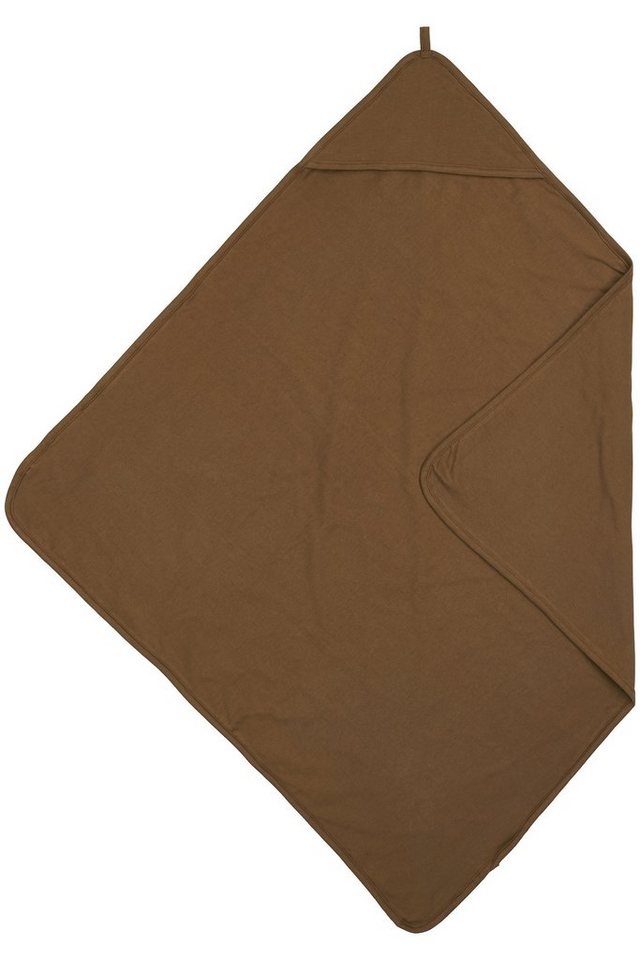 Meyco Baby Kapuzenhandtuch Uni Chocolate, Jersey (1-St), 80x80cm von Meyco Baby