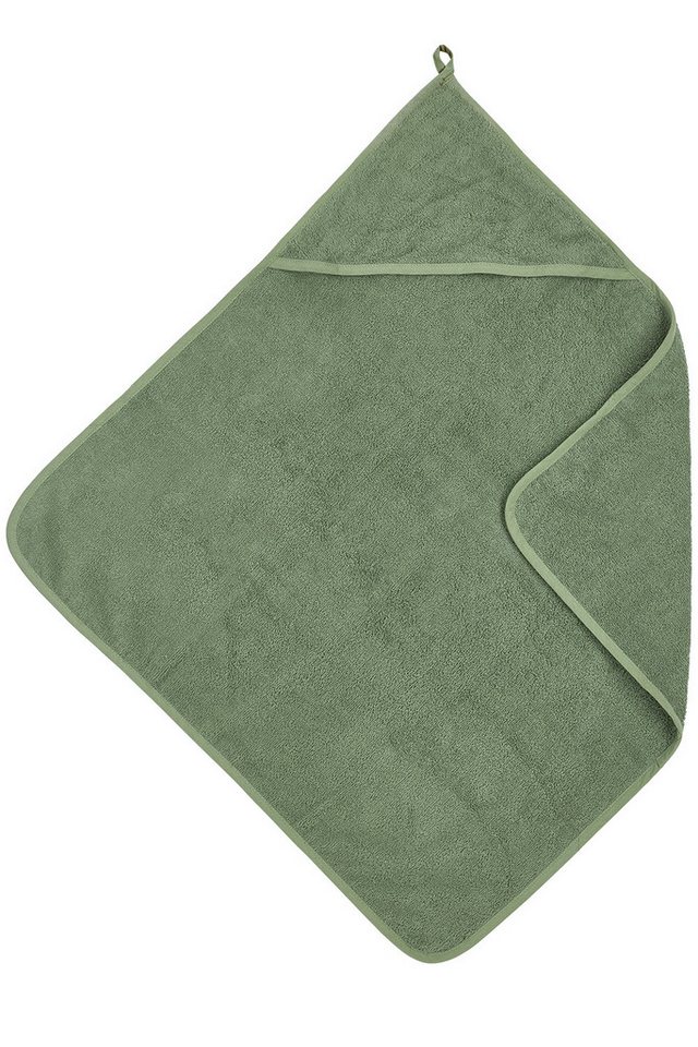 Meyco Baby Kapuzenhandtuch Uni Forest Green, Frottee (1-St), 75x75cm von Meyco Baby