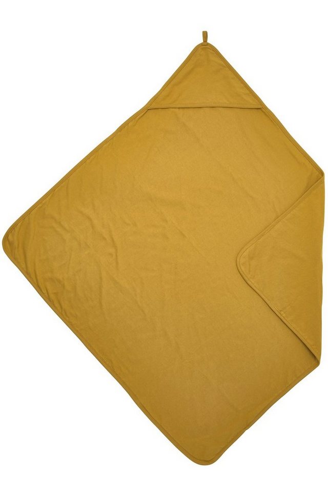 Meyco Baby Kapuzenhandtuch Uni Honey Gold, Jersey (1-St), 80x80cm von Meyco Baby