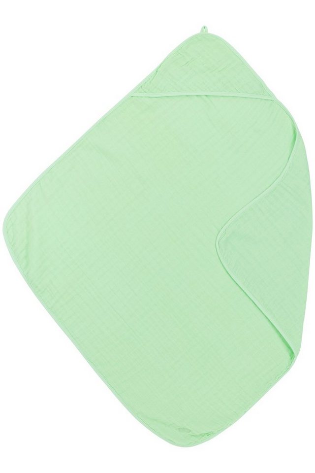 Meyco Baby Kapuzenhandtuch Uni Soft Mint, Jersey (1-St), 80x80cm von Meyco Baby