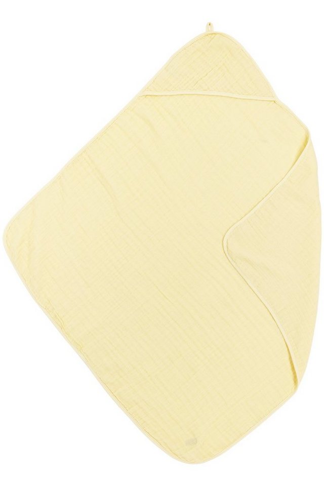 Meyco Baby Kapuzenhandtuch Uni Soft Yellow, Jersey (1-St), 80x80cm von Meyco Baby