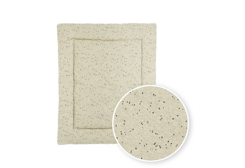 Meyco Baby Laufgittereinlage Mini spot Sand Melange, (1-tlg), 80x100cm von Meyco Baby