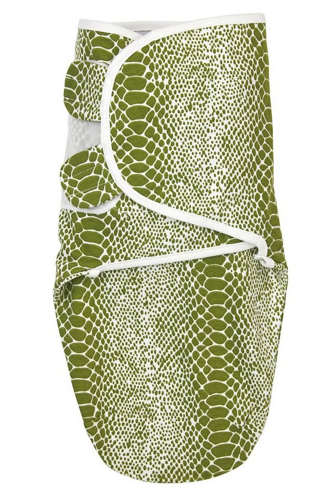 Meyco Baby Pucksack Swaddlemeyco Snake Avocado (1 tlg), 0-3 Monate von Meyco Baby