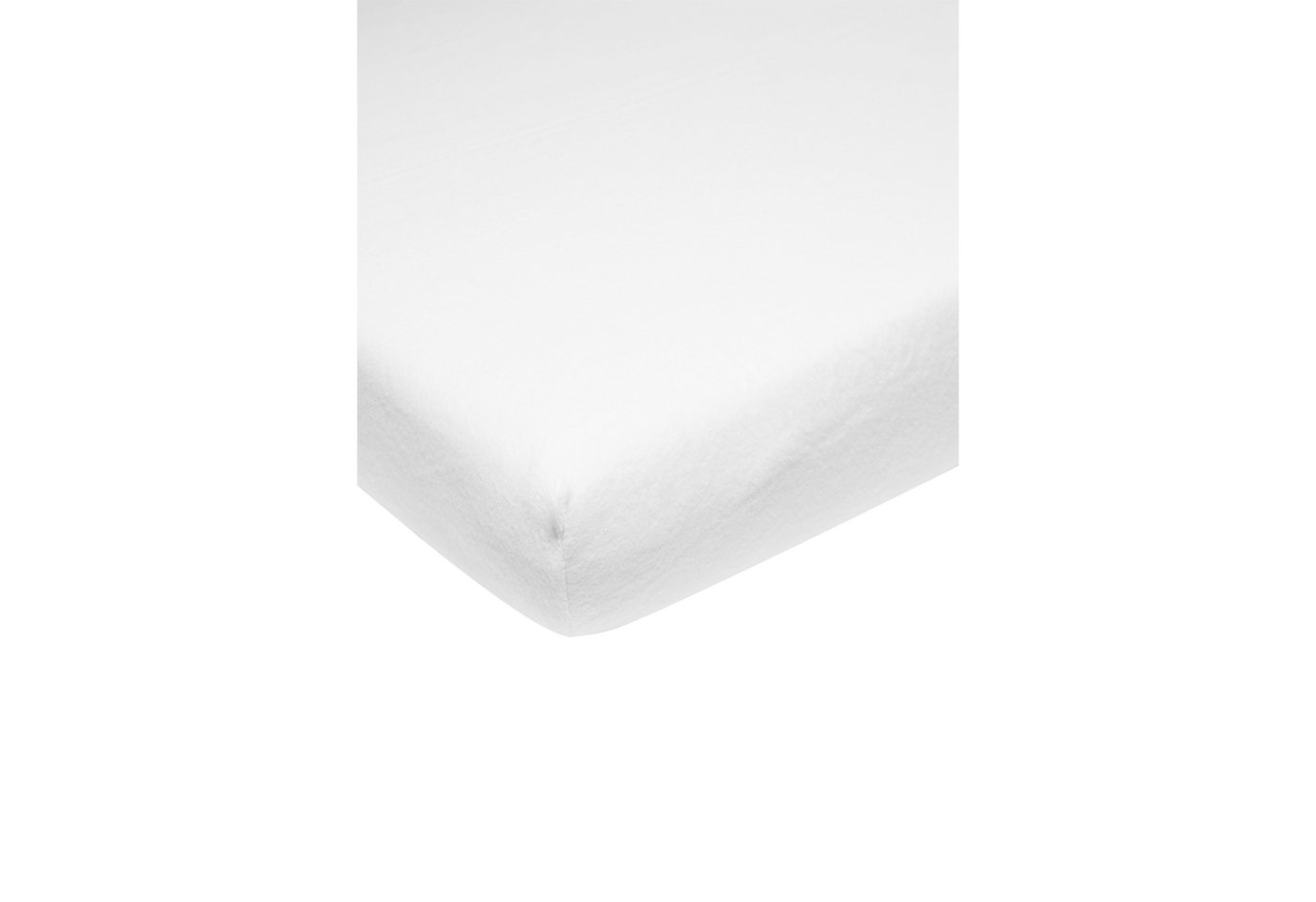Meyco Baby Spannbettlaken White, Molton, Gummizug: Rundum, 40x80/90cm von Meyco Baby