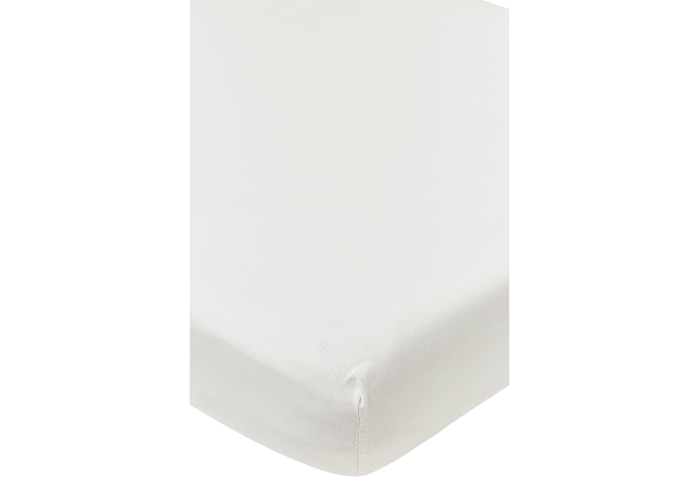Meyco Baby Spannbettlaken White, Gewebt, Gummizug: Rundum, (1 Stück), 70x140cm von Meyco Baby