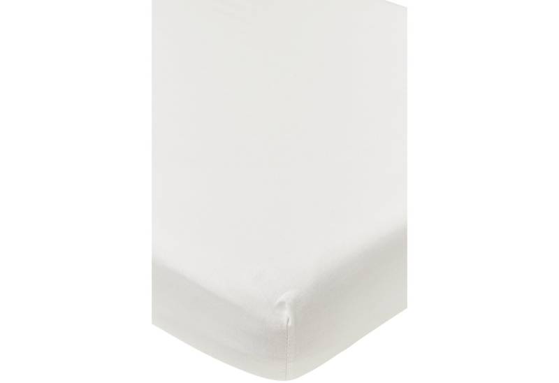 Meyco Baby Spannbettlaken White, Gewebt, Gummizug: Rundum, (1 Stück), 70x140cm von Meyco Baby
