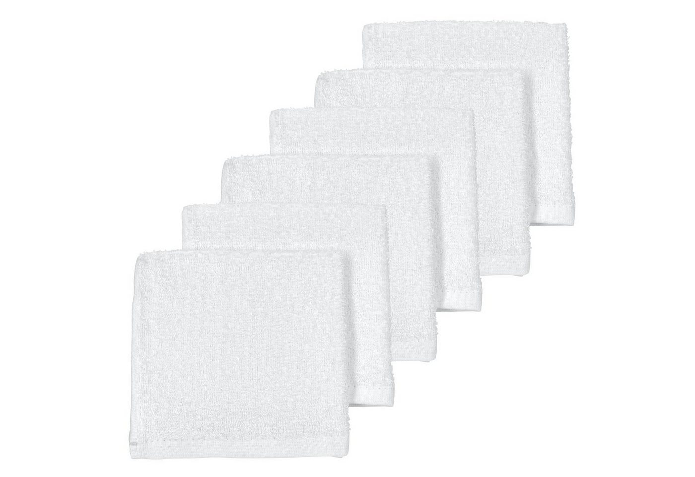 Meyco Baby Spucktuch Uni White, (6-tlg), 30x30cm von Meyco Baby