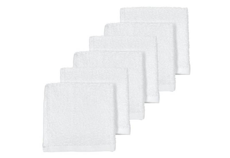Meyco Baby Spucktuch Uni White, (6-tlg), 30x30cm von Meyco Baby