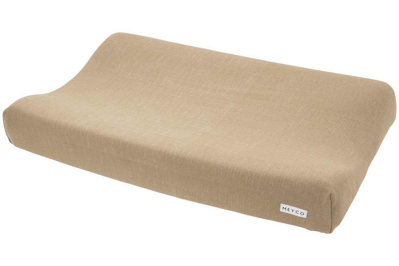 Meyco Baby Wickelauflagenbezug Knit Basic Taupe (1-tlg), 50x70cm von Meyco Baby