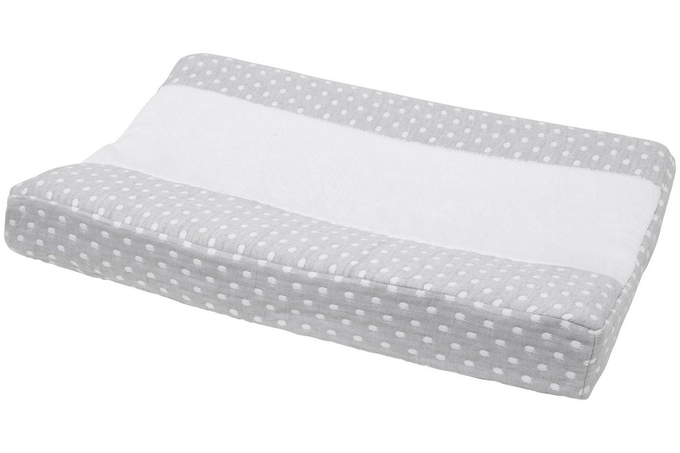 Meyco Baby Wickelauflagenbezug Little Dots Grey (1-tlg), 50x70cm von Meyco Baby