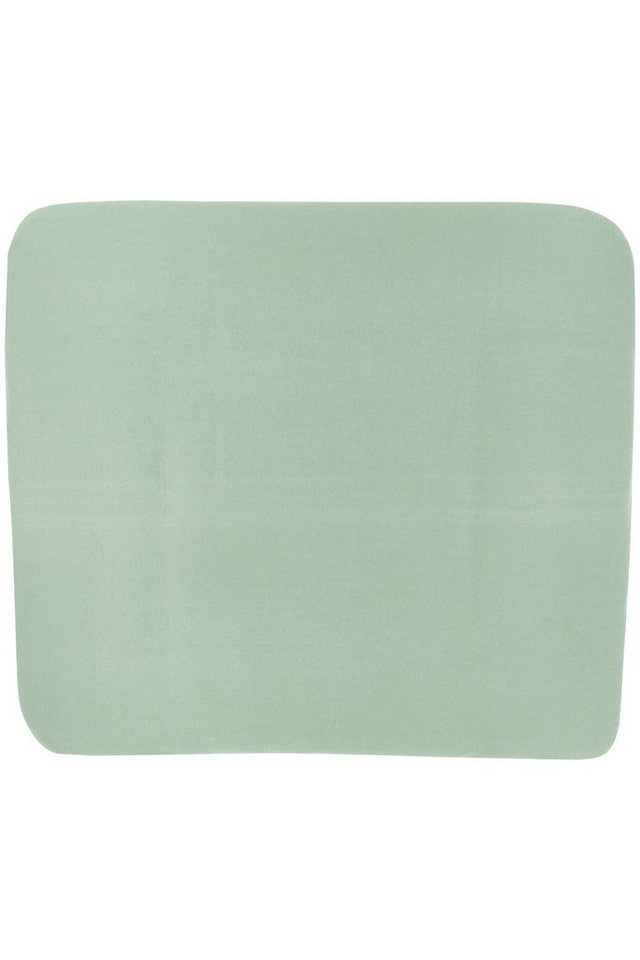 Meyco Baby Wickelauflagenbezug Uni Stone Green (1-tlg), 85x75cm von Meyco Baby