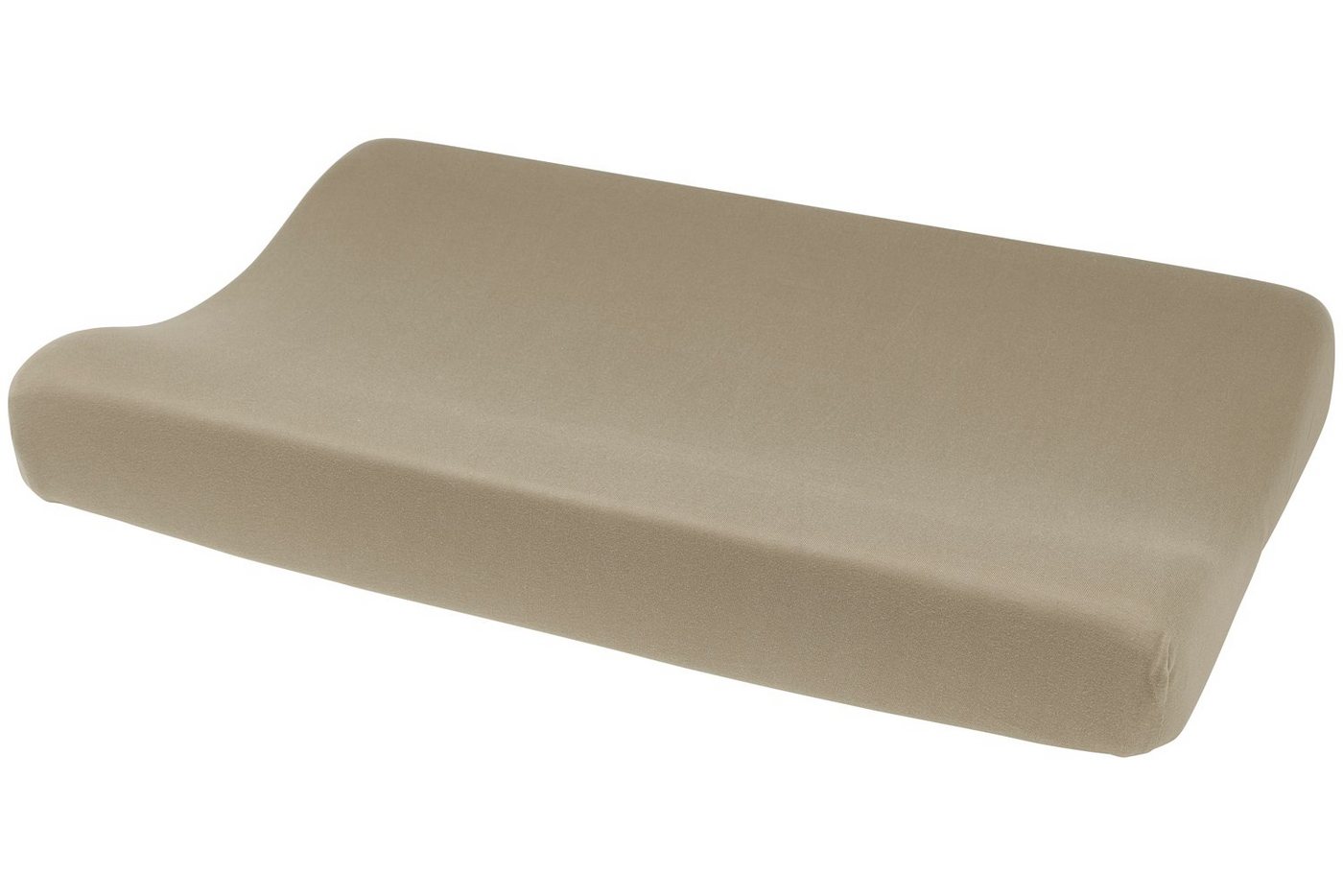 Meyco Baby Wickelauflagenbezug Uni Taupe (1-tlg), 50x70cm von Meyco Baby