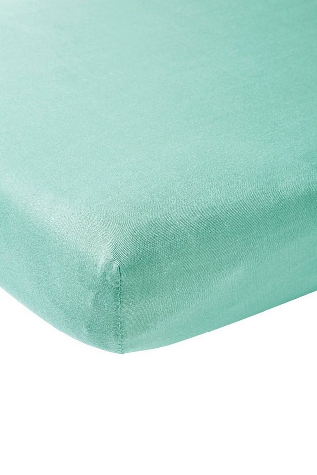 Meyco Baby Spannbettlaken Uni New Mint, Jersey, Gummizug: Rundum, (1 Stück), 40x80/90cm von Meyco Baby