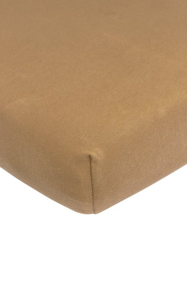 Meyco Baby Spannbettlaken Uni Toffee, Jersey, Gummizug: Rundum, (1 Stück), 40x80/90cm von Meyco Baby