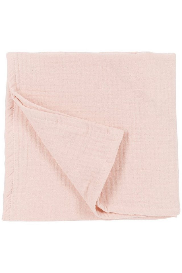 Babydecke Uni Soft Pink, Meyco Home, 140x200cm von Meyco Home