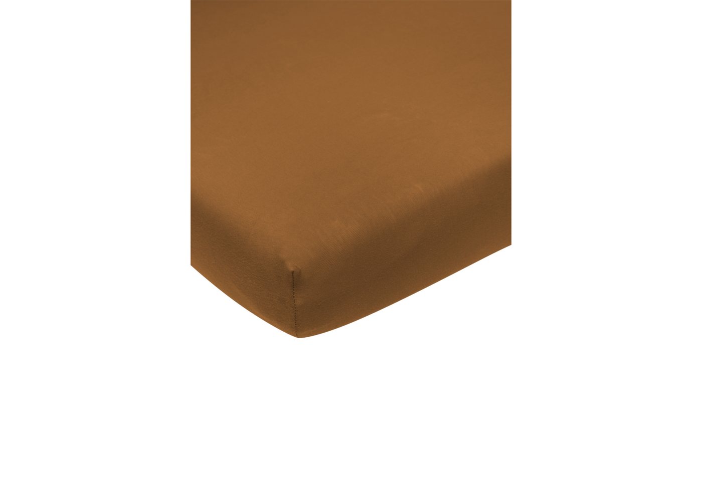Meyco Home Spannbettlaken 9999 Camel, Jersey, Gummizug: Rundum, (1 Stück), 160x200cm von Meyco Home