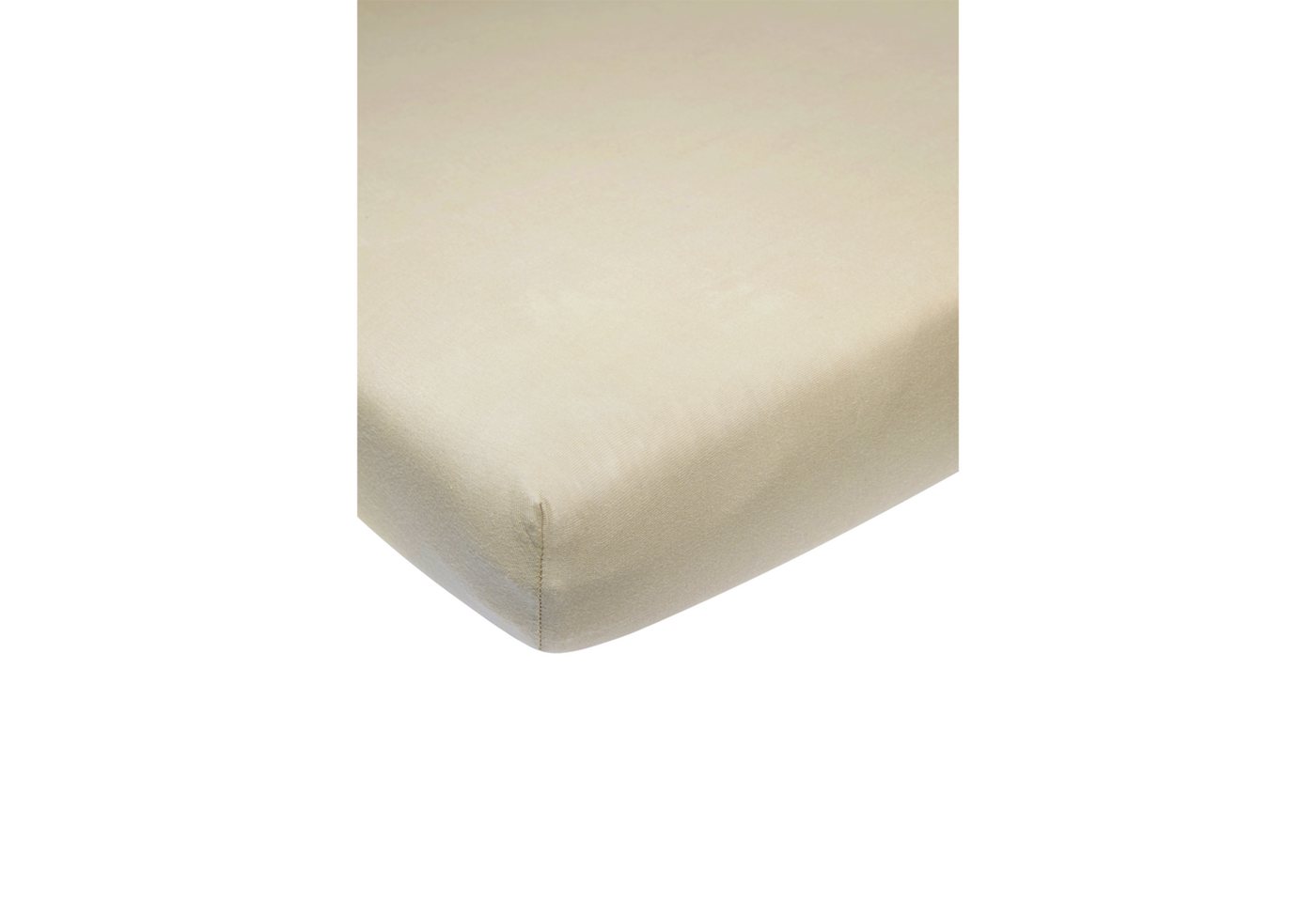 Meyco Home Spannbettlaken 9999 Sand, Jersey, Gummizug: Rundum, (1 Stück), 90x210/220cm von Meyco Home