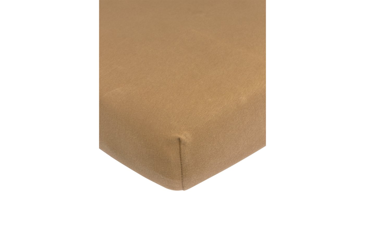 Meyco Home Spannbettlaken 9999 Toffee, Jersey, Gummizug: Rundum, (1 Stück), 90x210/220cm von Meyco Home