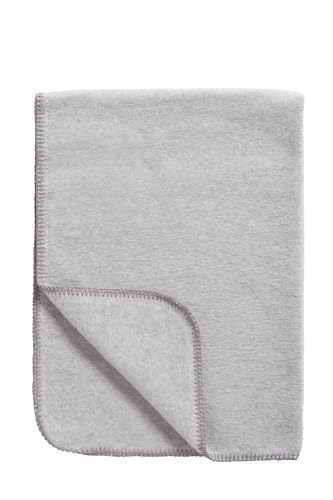 Meyco 1231004 Classic Uni Babydecke, 75 x 100 cm, grau von Meyco