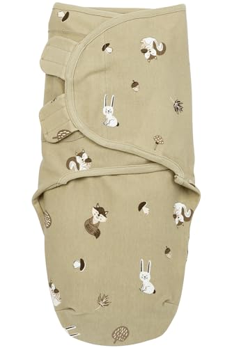 Meyco Baby Pucksack - Forest Animals Sand - 4-6 Monate - Einzelpackung, 155.165.33.02 von Meyco
