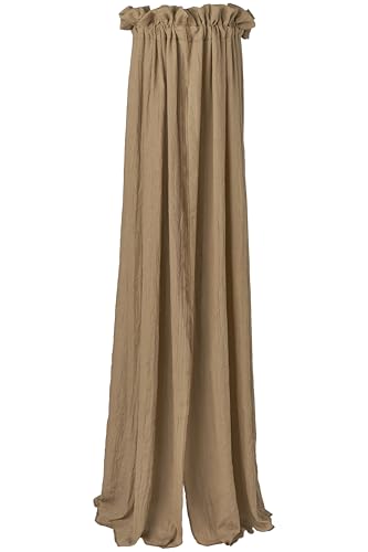 Meyco Baby Uni Betthimmel, Babyhimmel (Baldachin aus Baumwolle und Polyester, geschützte Umgebung, warme Atmosphäre, einfache Befestigung, weiche Textur, waschbar, Größe: 55 x 240 cm), Toffee von Meyco