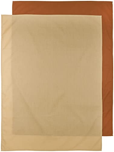 Meyco Bettlaken Wiege - 75x100cm - 2er Set - Camel/Warm Sand von Meyco