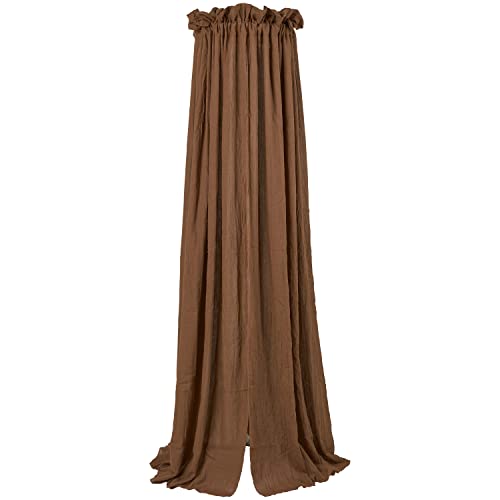 Meyco Baby Uni Betthimmel, Babyhimmel (Baldachin aus Baumwolle und Polyester, geschützte Umgebung, warme Atmosphäre, einfache Befestigung, weiche Textur, waschbar, Größe: 30 x 155 cm), Schokolade Meyco Baby Uni Betthimmel, Babyhimmel (Baldachin aus Baumwolle und Polyester, geschützte Umgebung, warme Atmosphäre, einfache Befestigung, weiche Textur, waschbar, Größe: 30 x 155 cm), Schokolade von Meyco