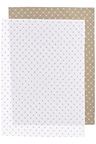 Meyco X Mrs. Keizer Louis Wiegenlaken 2er Pack, Bettlaken für die Babywiege (Laken aus 100% Baumwolle, extra weich, atmungsaktiv, perfekte Passform, pflegeleicht, Größe: 75 x 100 cm), Taupe Meyco X Mrs. Keizer Louis Wiegenlaken 2er Pack, Bettlaken für die Babywiege (Laken aus 100% Baumwolle, extra weich, atmungsaktiv, perfekte Passform, pflegeleicht, Größe: 75 x 100 cm), Taupe von Meyco
