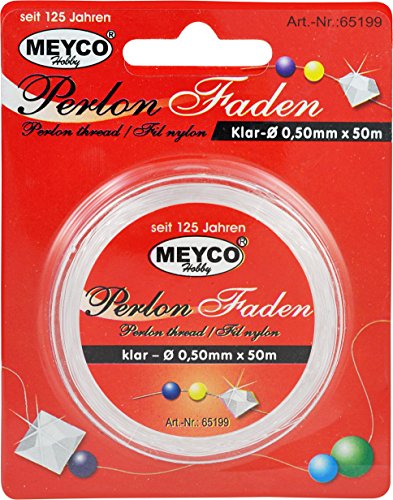 Perlonfaden 0,30 mm x 50 m Perlonfaden 0,30 mm x 50 m von Meyco
