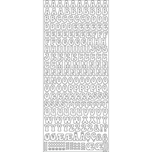 Sticker- Alphabet Großbuchstaben -gold- von Meyercordt GmbH