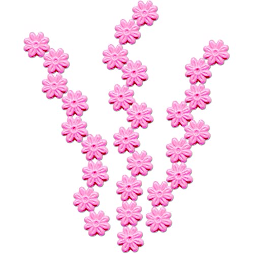 Meyercordt GmbH Dekorative Kerze - Wachsdekor Blüten rosa 8x8mm - 29 Stk. von Meyco