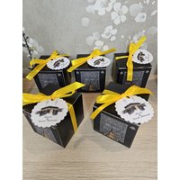 Kabe Box Geschenkbox Schwarz Gold Kaaba Hajj Geschenke Umre Umrah Mubarak Party Geschenk Bonbon Personalisierbar Dekoration Favor von MeyrasCraft